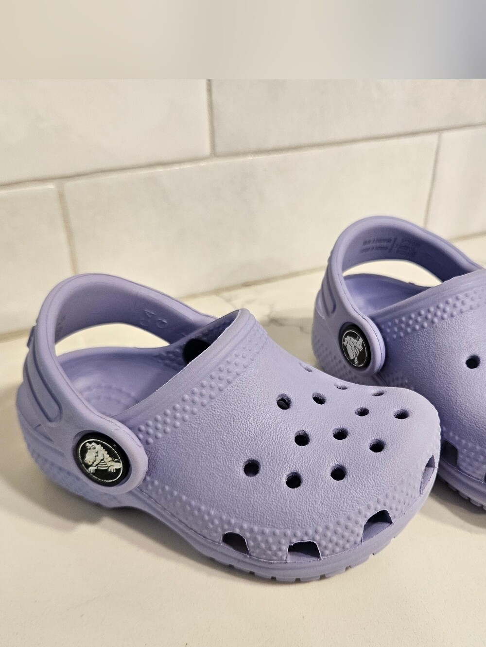 Crocs Kid's Classic Clog. Toddler Size 4. Mystic Purple.